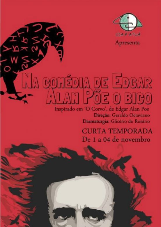 Na comédia de Edgar, Alan Põe o bico