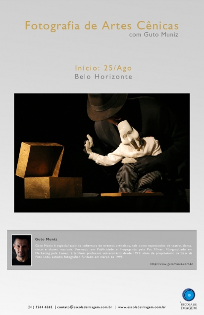 Workshop A Fotografia de Artes Cênicas  últimas vagas