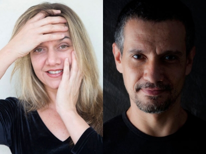 Guto Muniz e Paola Rettore juntos em workshop em Tiradentes