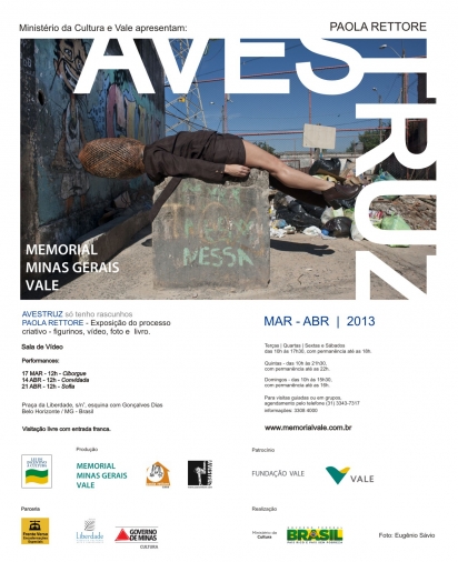Memorial Vale realiza a exposição "Avestruz - só tenho rascunhos" de Paola Rettore