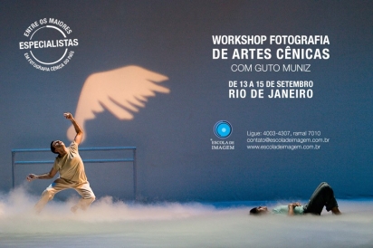 Workshop  "Fotografia de Artes Cênicas" no Rio de Janeiro